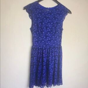 Blue Lace Kids Dress